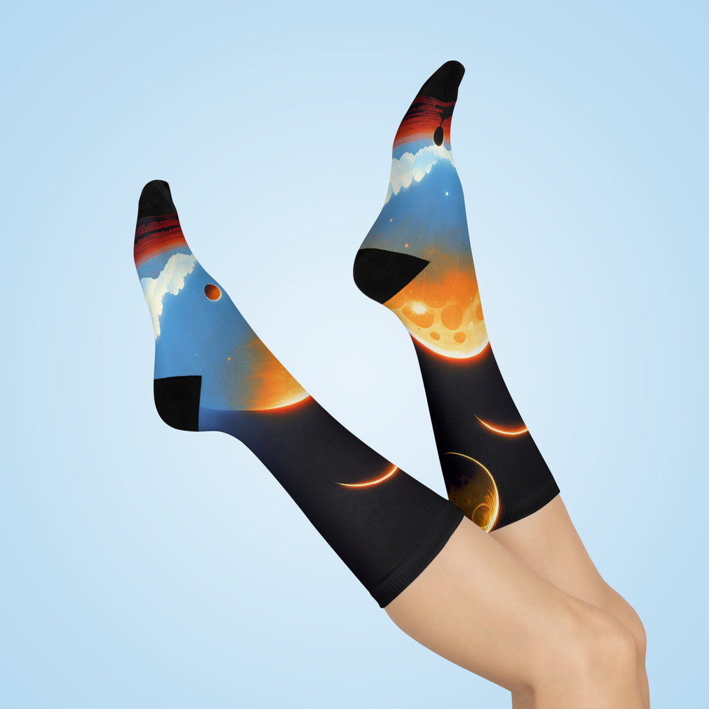 Solar Eclipse Planet Socks | Space Crew Socks