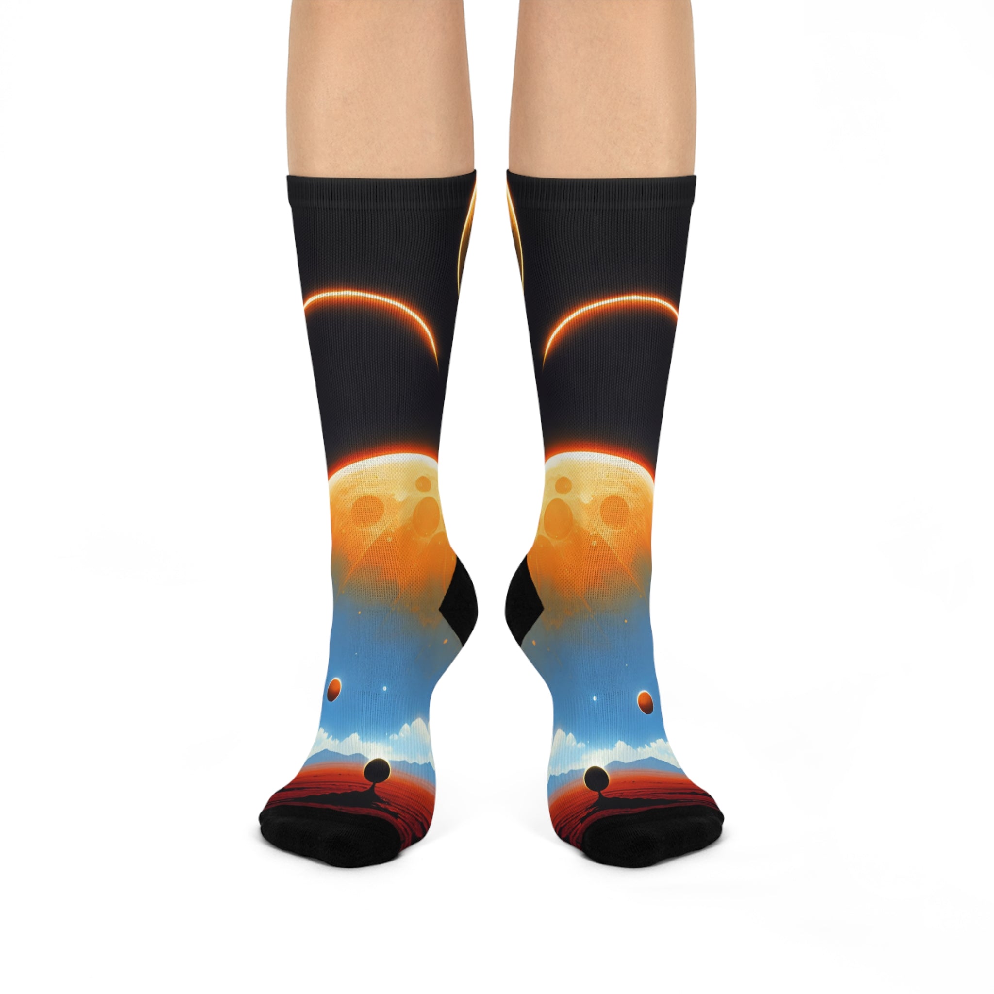 Solar Eclipse Planet Socks | Space Crew Socks