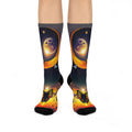 Monarch Butterfly Solar Eclipse Knee High